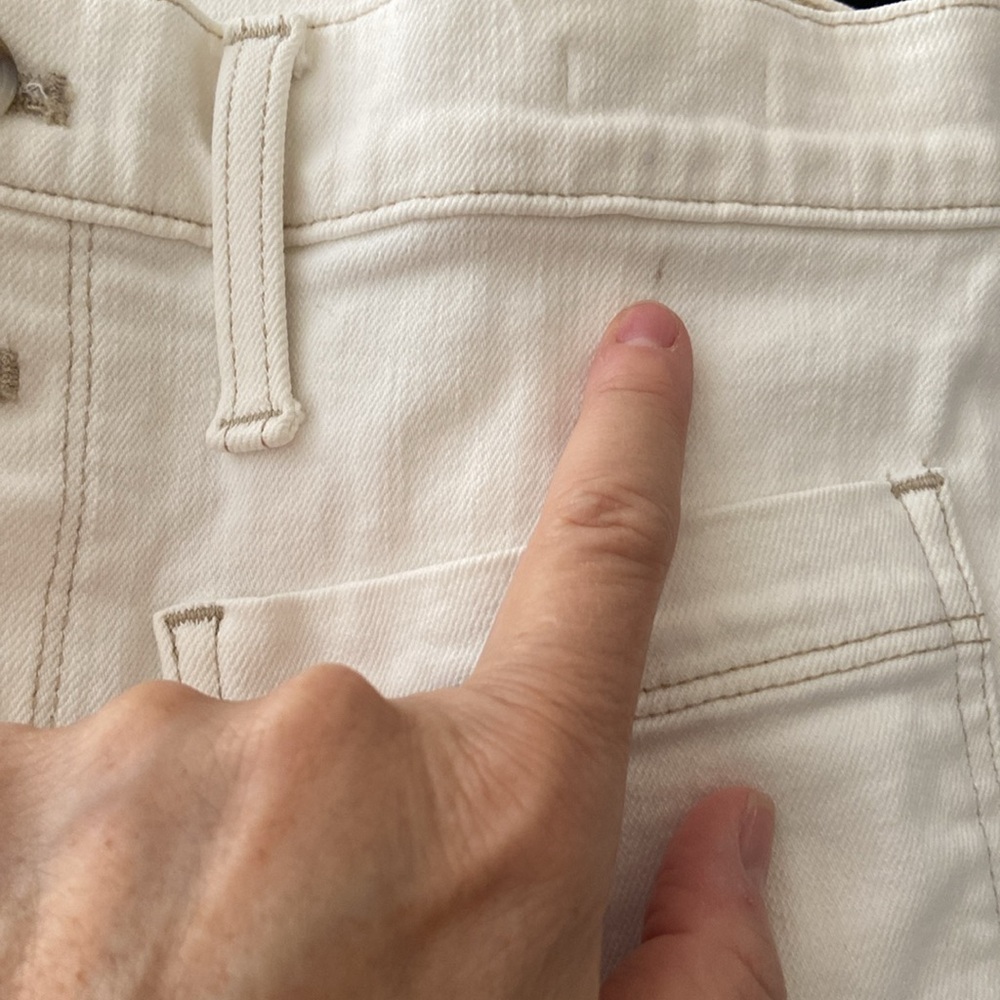 J. Crew Slim Wide-Leg with Contrasting Stitch Button Front Jeans - Picture 10 of 12